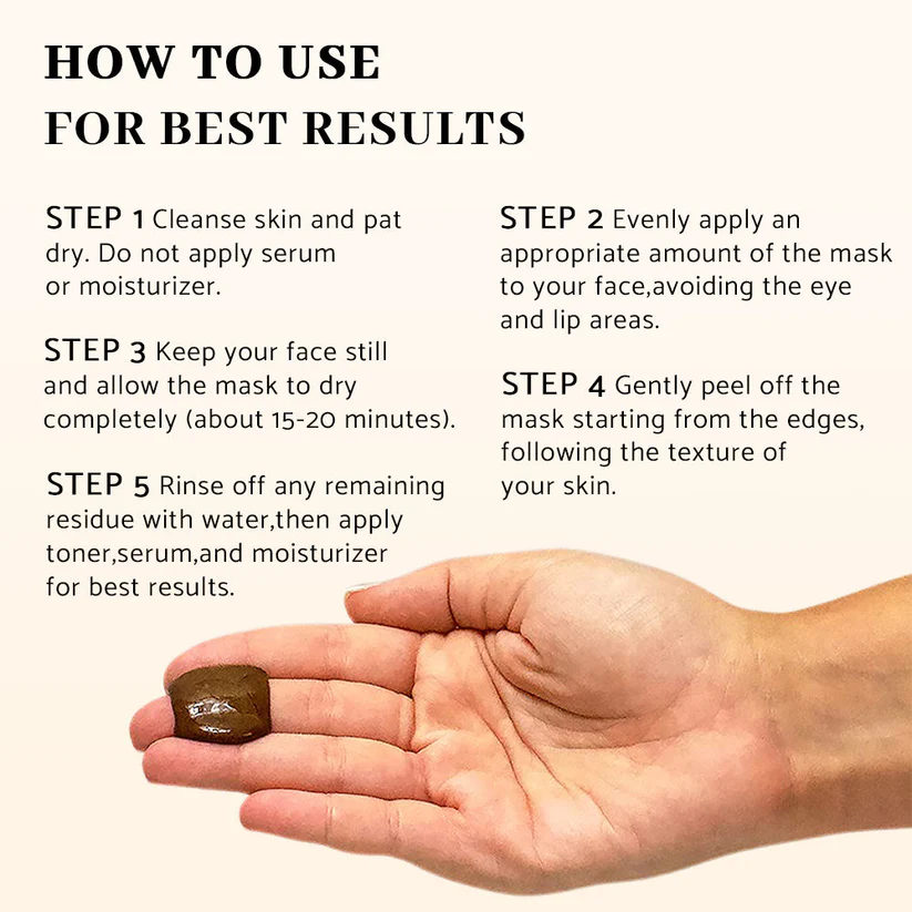 ODALITβ’ Herbal Spots β
π€ππ§π π¦π‘ π₯π ππ% Peel-Off Facial Mask