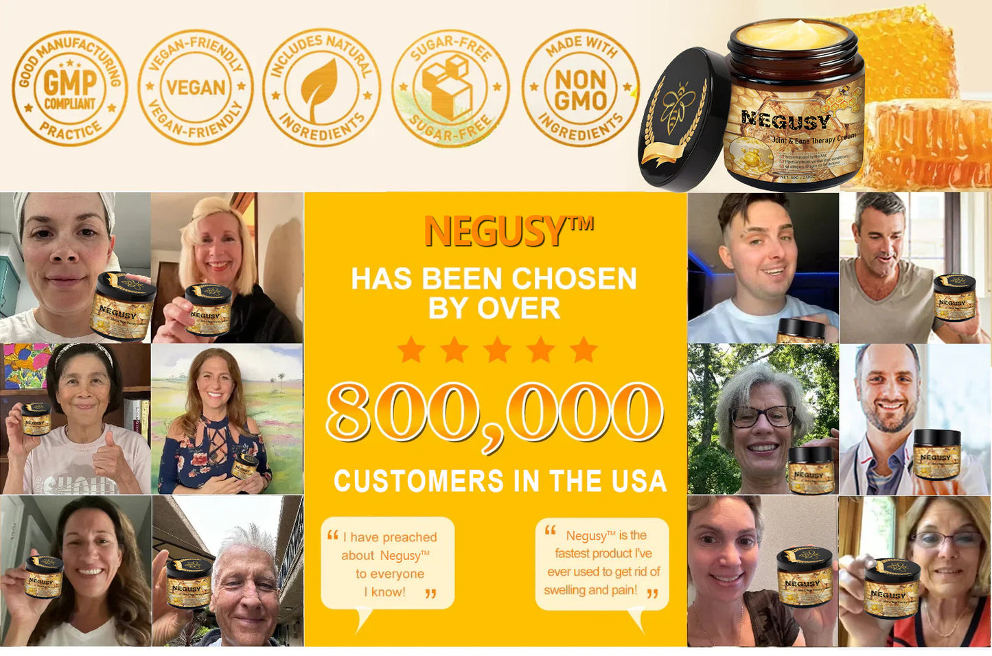 🐝💎Time-Limited Offer - Negusy™ Botulinum Toxin & Bee Venom Pain-Relief Bone Healing Cream🐝💎