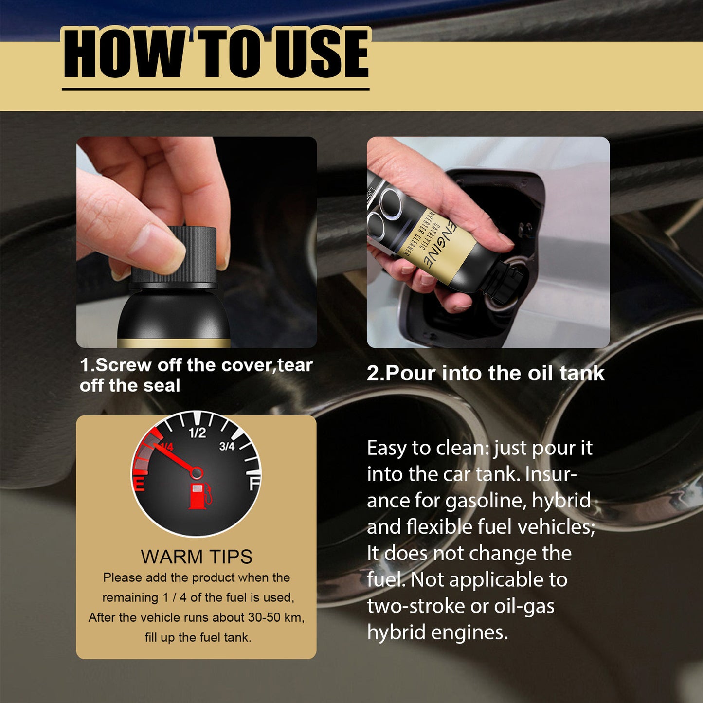 ODALIT™Catalytic converter and fuel system cleaner