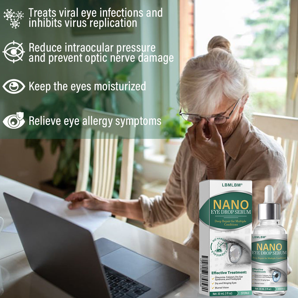 👩⚕️LBMLBM® Nano Eye Drops Serum ✅FDA Approved(Suitable for presbyopia, dry eye syndrome, glaucoma, and cataracts) 🌻
