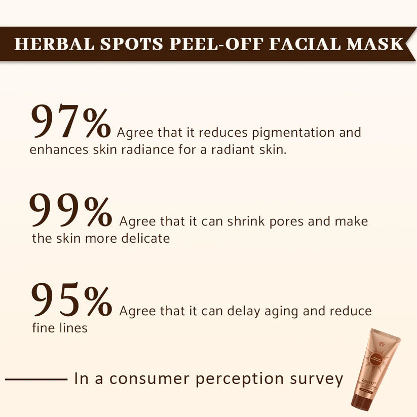 ODALITβ’ Herbal Spots β
π€ππ§π π¦π‘ π₯π ππ% Peel-Off Facial Mask
