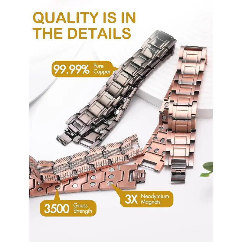 ⏰LAST DAY 49% OFF-Copper magnetic bracelet——Relieve fatigue and promote blood circulation🔥🔥