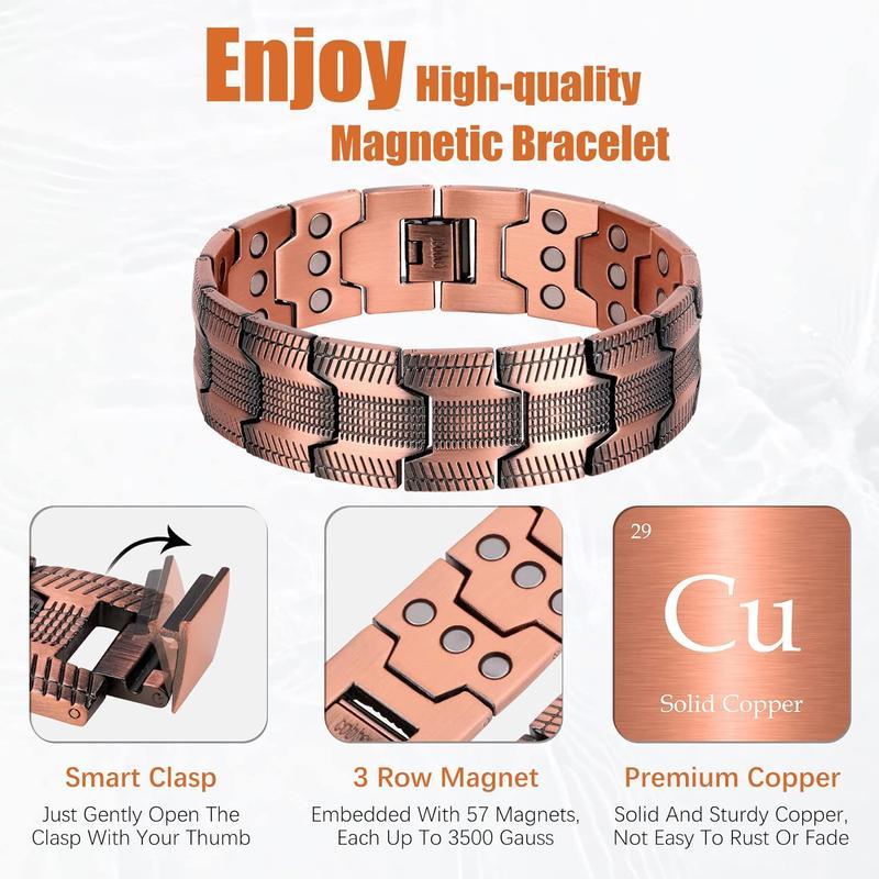 ⏰LAST DAY 49% OFF-Copper magnetic bracelet——Relieve fatigue and promote blood circulation🔥🔥