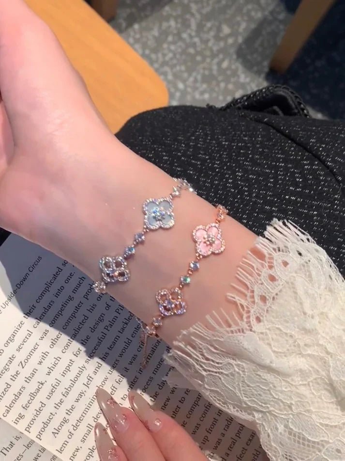 🍀Lucky four-leaf clover bracelet