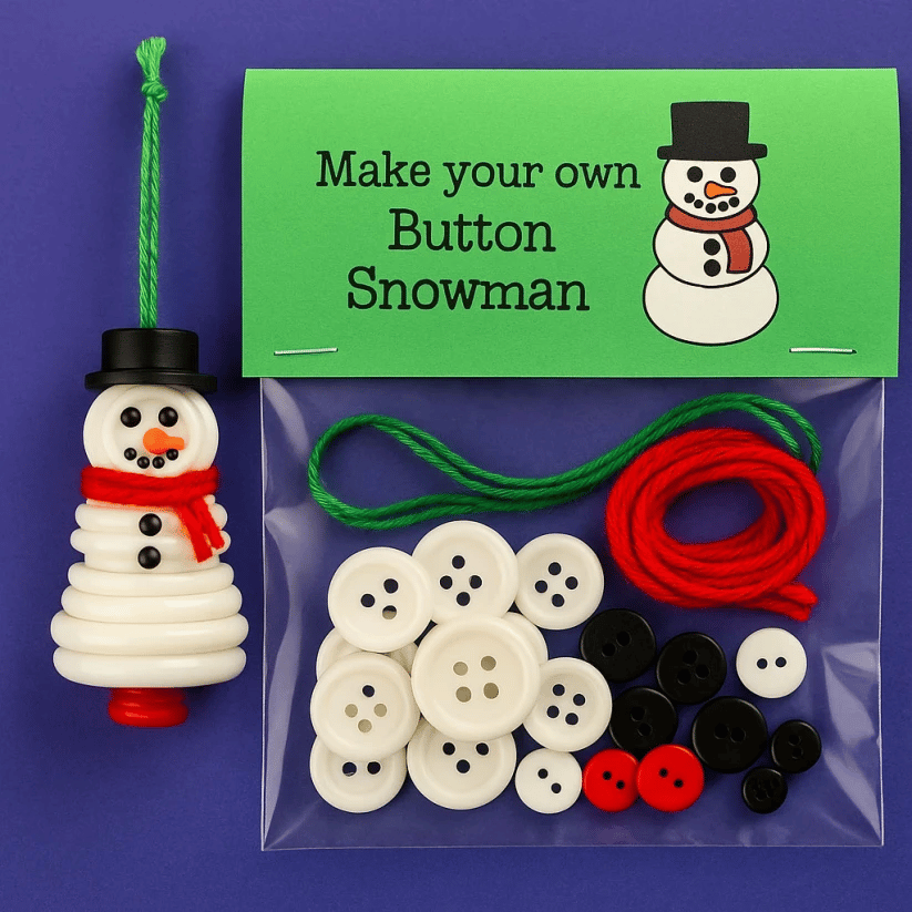 🎅🎄DIY Button Ornament Kits