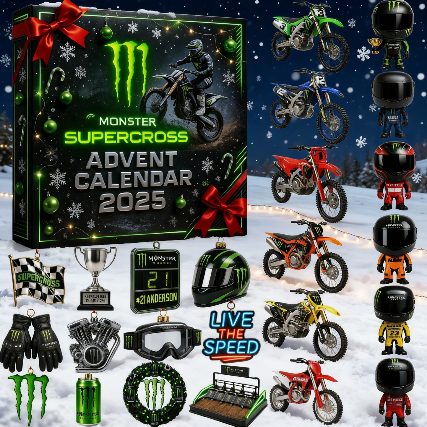 🔥🏍️Monster Energy Supercross Advent Calendar 2025