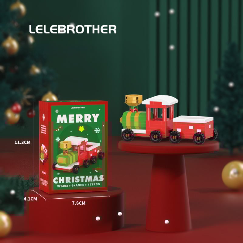 🔥LAST DAY 49% OFF - Santa Claus Design Building Blocks Toy