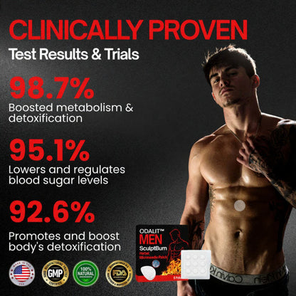 🔥ODALIT™ Men SculptBurn  🎉🅻🅸🅼🅸🆃🅴🅳 🆃🅸🅼🅴 🅾🅵🅵🅴🆁🎉 Herbal Microneedle Patch ✅ 𝕊𝕒𝕧𝕖 🇺🇵 𝕥𝕠 7️⃣0️⃣% 𝐄𝐧𝐝𝐬 𝐢𝐧 𝟏𝟎 𝐦𝐢𝐧𝐮𝐭𝐞𝐬❗