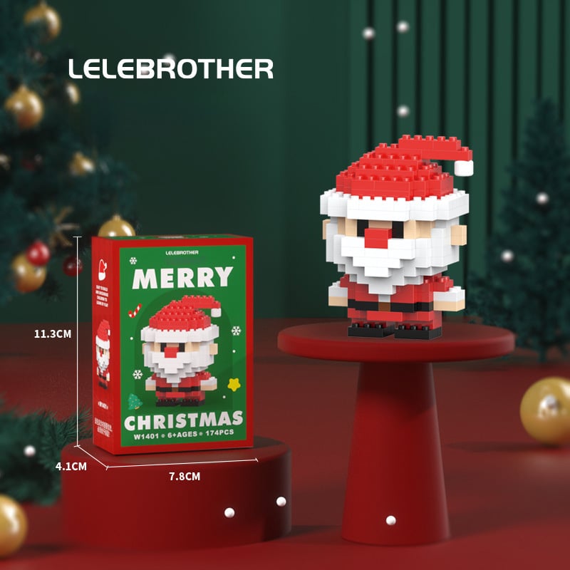 🔥LAST DAY 49% OFF - Santa Claus Design Building Blocks Toy