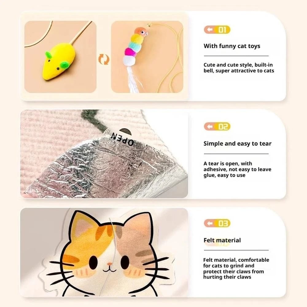 😻🎁Wall Cat Scratcher