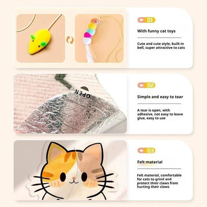 😻🎁Wall Cat Scratcher