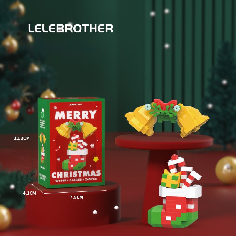 🔥LAST DAY 49% OFF - Santa Claus Design Building Blocks Toy