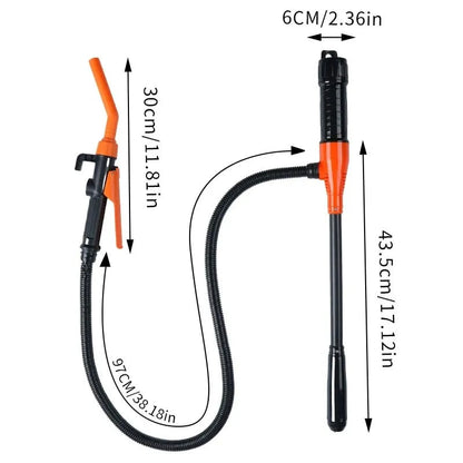 🔥🔥Last Day 49% OFF - Battery Powered Fuel Inlet Pump with 4ft Oil Outlet Pipe (Battery Not Included)
