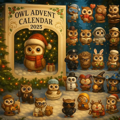 🎁🔥Last Day 49% OFF - Owl Advent Calendar 2025🎁 24 Gifts Inside!