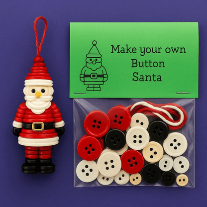 🎅🎄DIY Button Ornament Kits