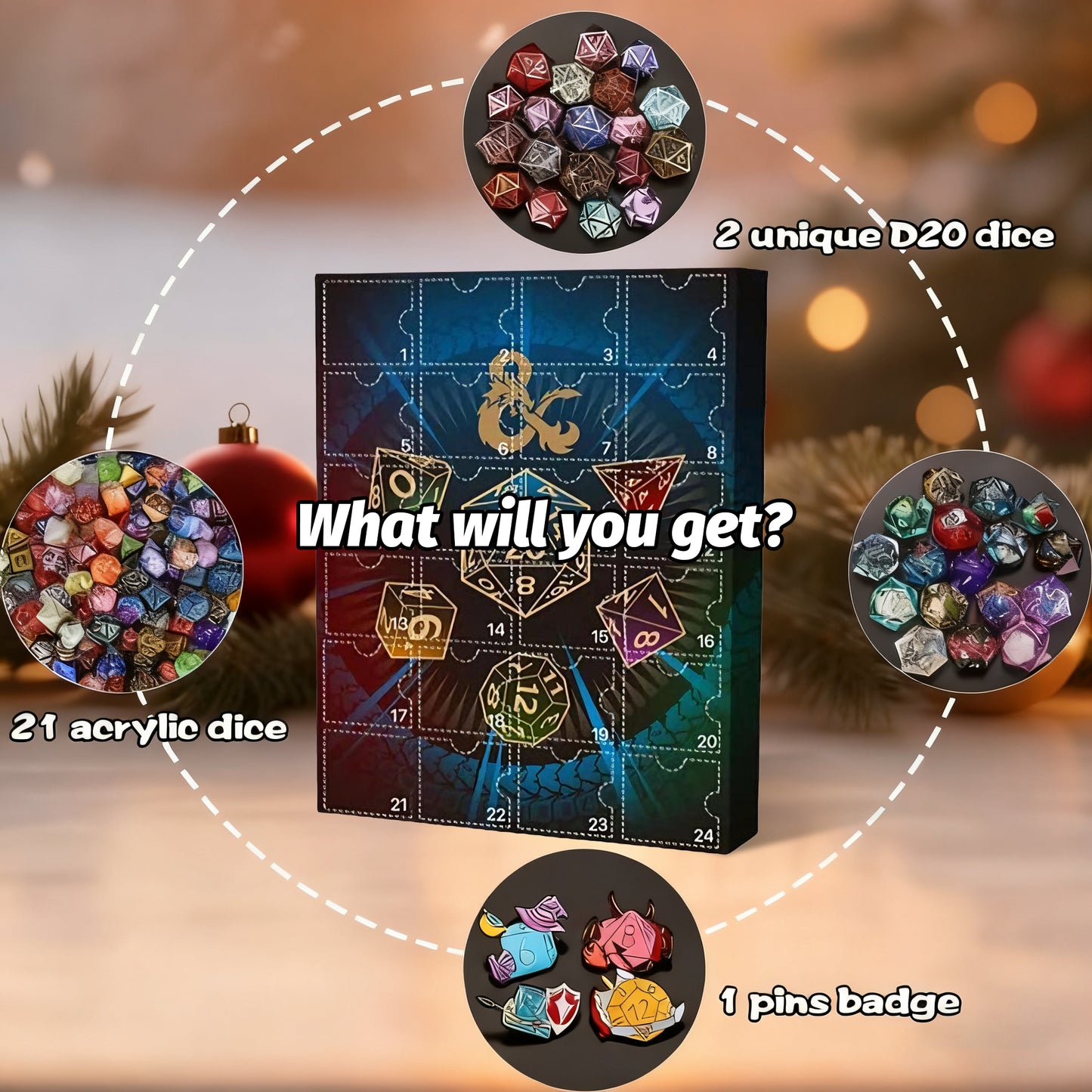 🔥🎲2025 Christmas Dice Advent Calendar