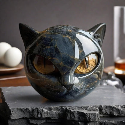 🔥🎉Hot Sale 49% OFF🎉Luxury Black Cat Stone Sculpture