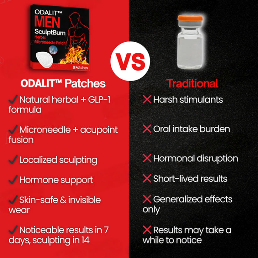 🔥ODALIT™ Men SculptBurn  🎉🅻🅸🅼🅸🆃🅴🅳 🆃🅸🅼🅴 🅾🅵🅵🅴🆁🎉 Herbal Microneedle Patch ✅ 𝕊𝕒𝕧𝕖 🇺🇵 𝕥𝕠 7️⃣0️⃣% 𝐄𝐧𝐝𝐬 𝐢𝐧 𝟏𝟎 𝐦𝐢𝐧𝐮𝐭𝐞𝐬❗