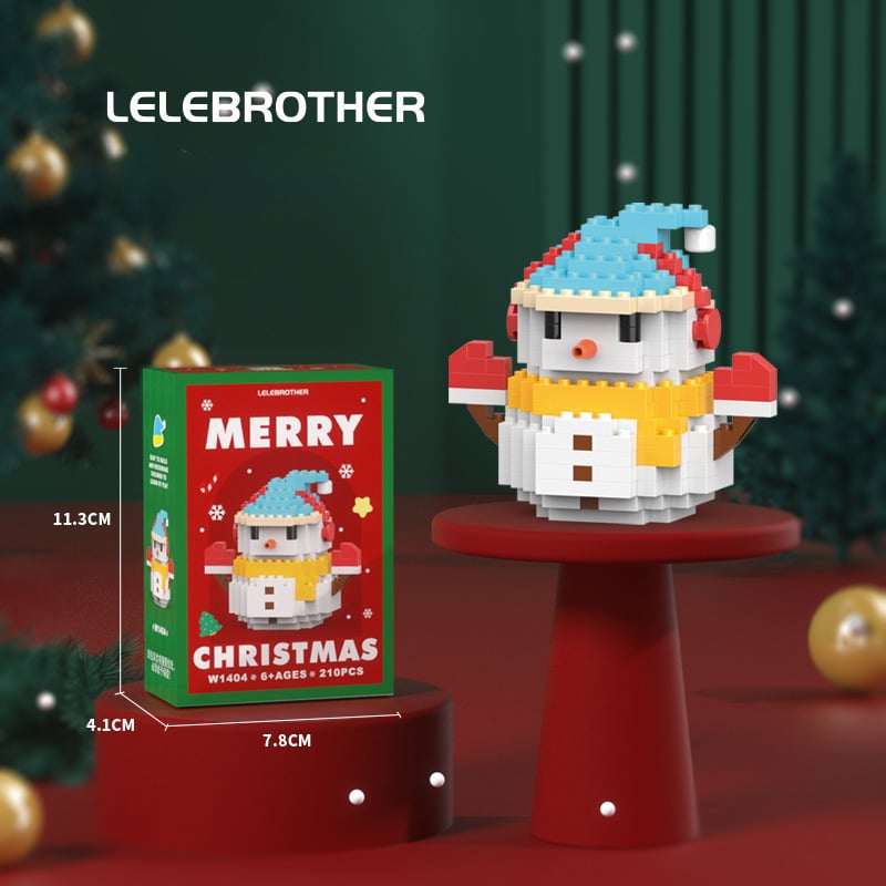 🔥LAST DAY 49% OFF - Santa Claus Design Building Blocks Toy