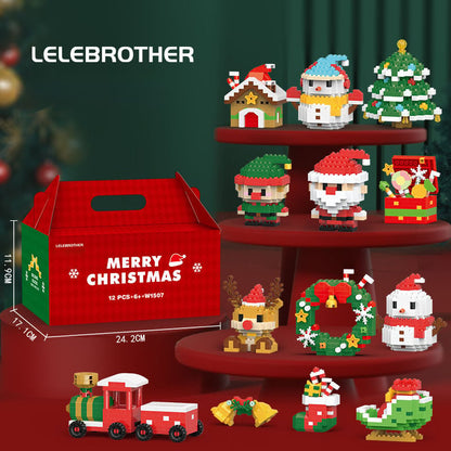 🔥LAST DAY 49% OFF - Santa Claus Design Building Blocks Toy