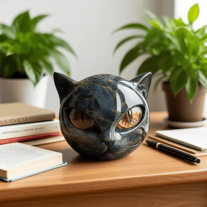 🔥🎉Hot Sale 49% OFF🎉Luxury Black Cat Stone Sculpture