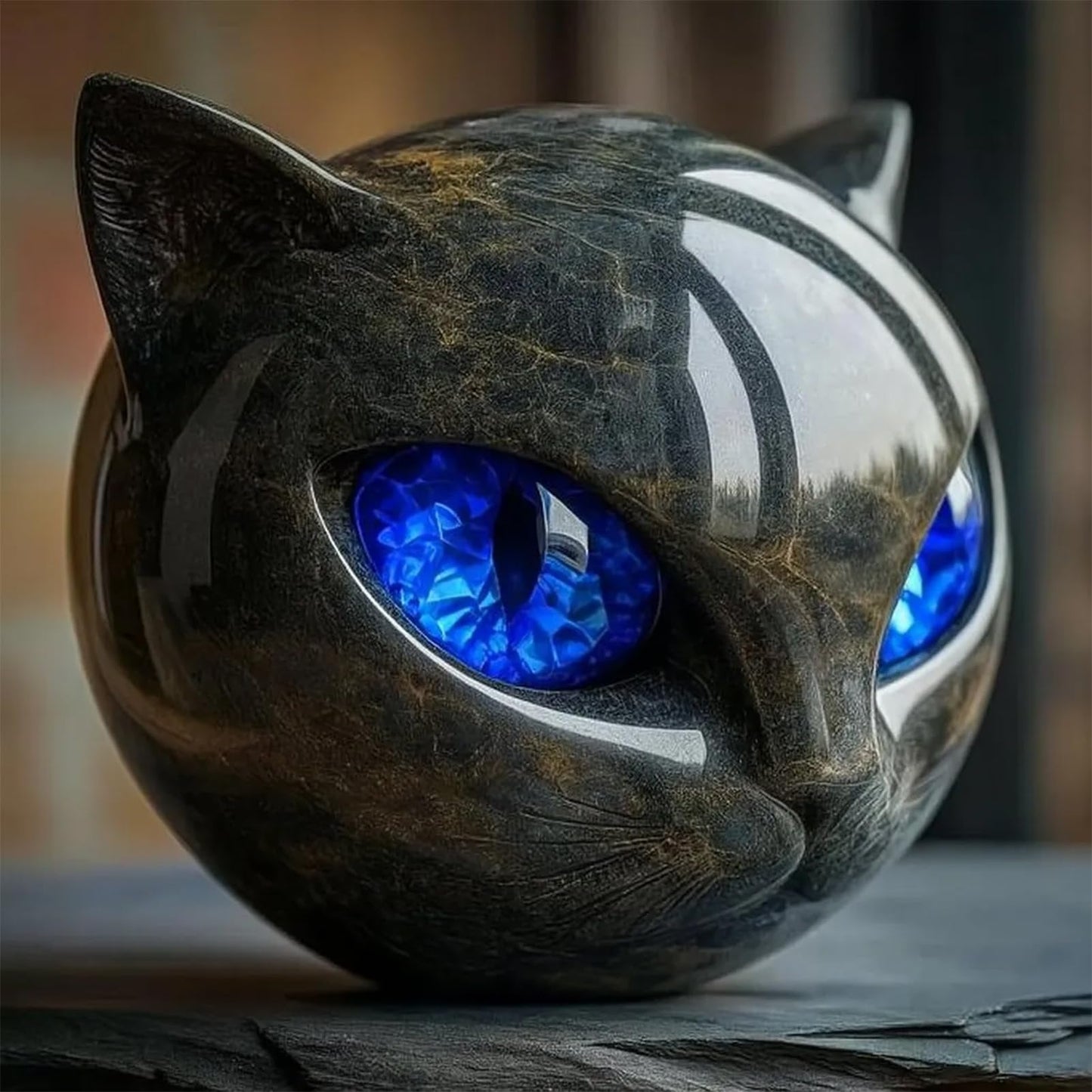 🔥🎉Hot Sale 49% OFF🎉Luxury Black Cat Stone Sculpture
