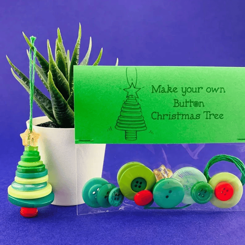 🎅🎄DIY Button Ornament Kits