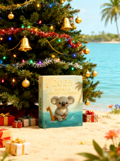🐨🎁2025 Koala Christmas Advent Calendar – Your Adorable Countdown to a Festive Season!